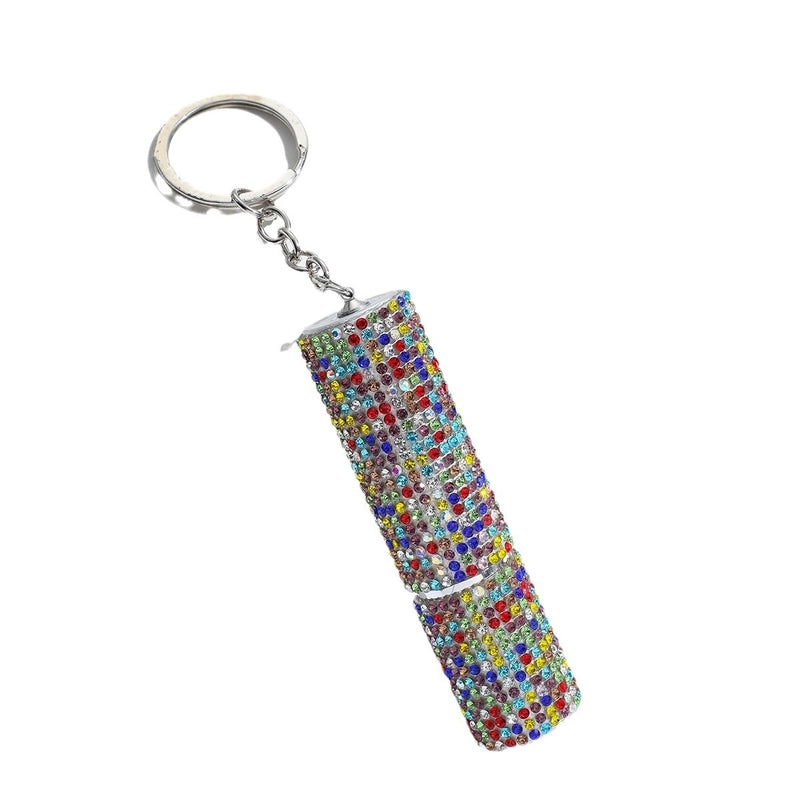 Luxurious Leopard Aluminium Alloy Crystal Women’s Keychain
