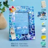 DIY Glass Mosaic Tiles Crafts Kits Handmade Phote Frame Home Decor Gifts