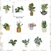11pcs Mini Square Diamond Painting -Plant