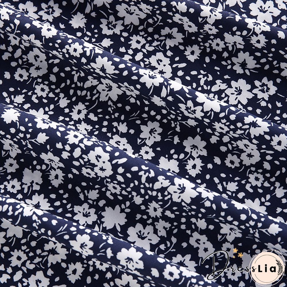 Women Elegant Floral Skirt A-Line Holiday Casual Loose Long Skirts