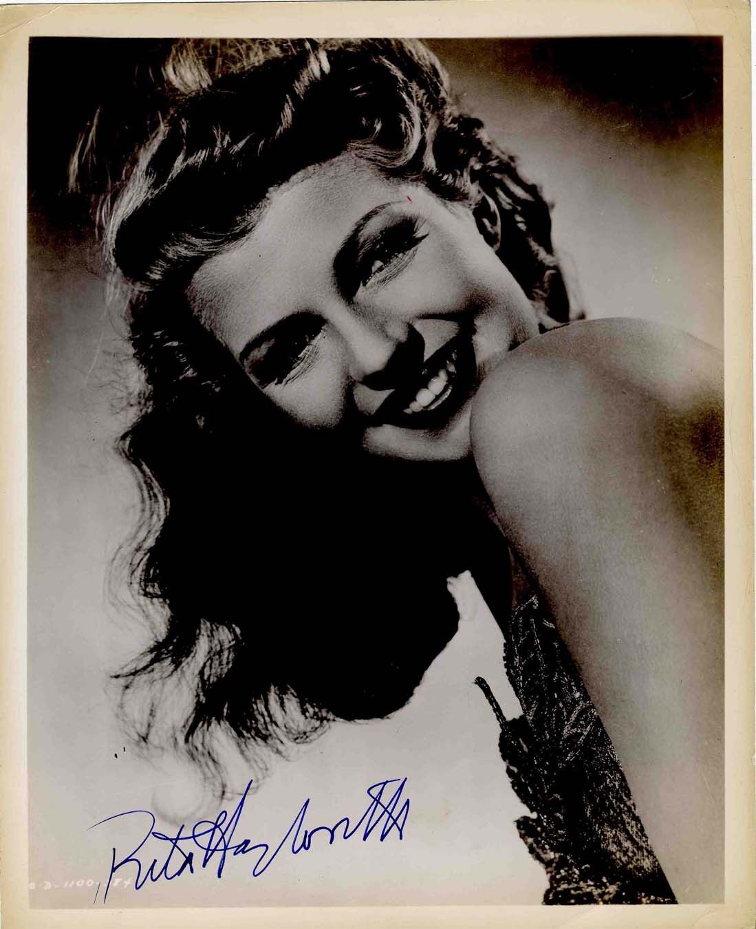 RITA HAYWORTH Autographed Photo Poster paintinggraph - Film Actress - preprint