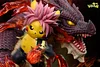 Etherious Natsu Dragneel Cosplay Pikachu - Pokemon Fairy Tail Resin Statue - Vitamin Studios
