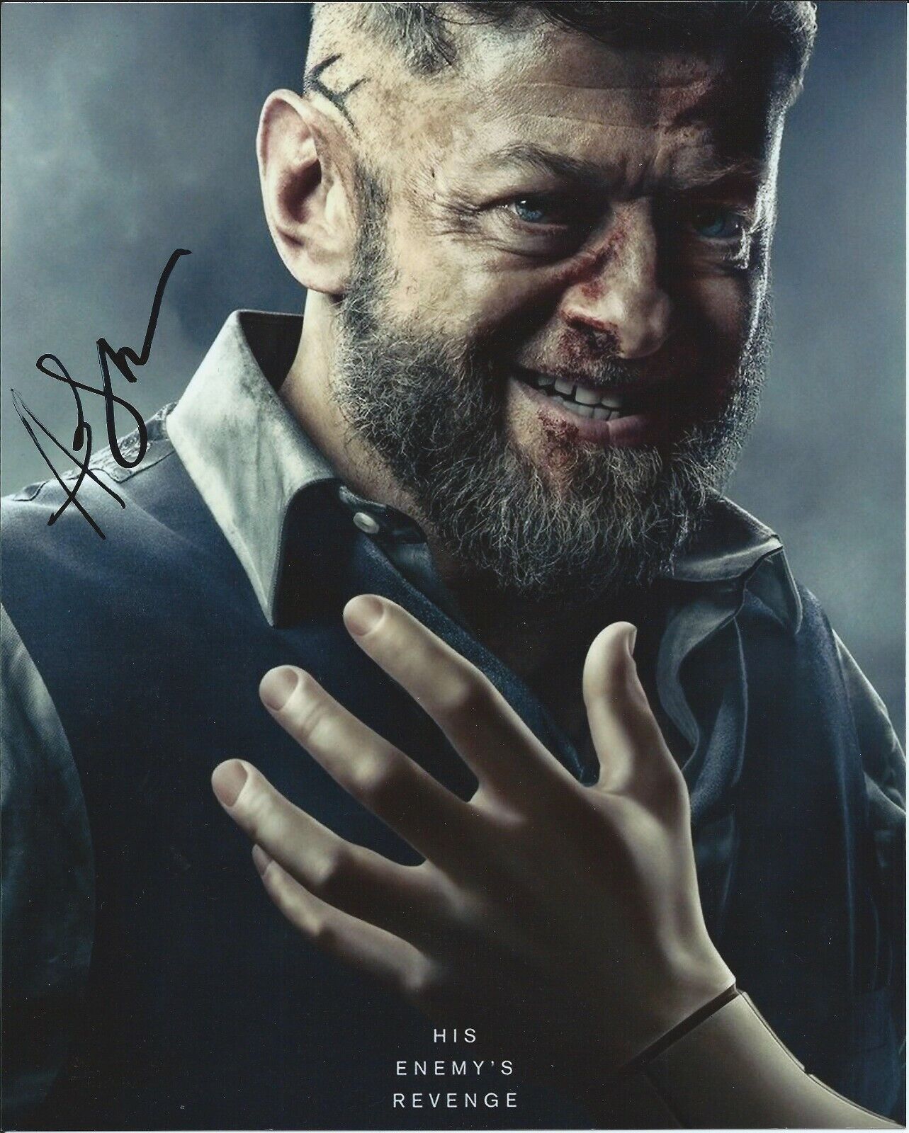 Andy Serkis autograph signed Black Panther Photo Poster painting - Star Wars - Lord of the Rings