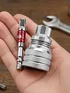 10mm-19mm Adjustable Universal Socket Wrench 3/8Inch Adapter Multi-Function Maintenance Socket Multi-Purpose Hexagonal Socket Ratchet Wrench for Torque Wrench & Power Drill