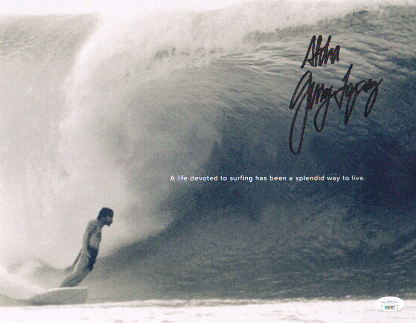 GERRY LOPEZ Authentic Hand-Signed Mr. Pipeline ~ SURFING