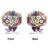 (US Local)Flower Double Sided Effect Table Top Diamond Painting Desktop Ornaments Kit (Daisy)