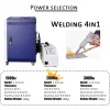 1000/2000/3000w 4in1 Handheld Fiber Laser Welding Machine With Automatic Wire Feeding Laser Cleaning and Cutting Machine