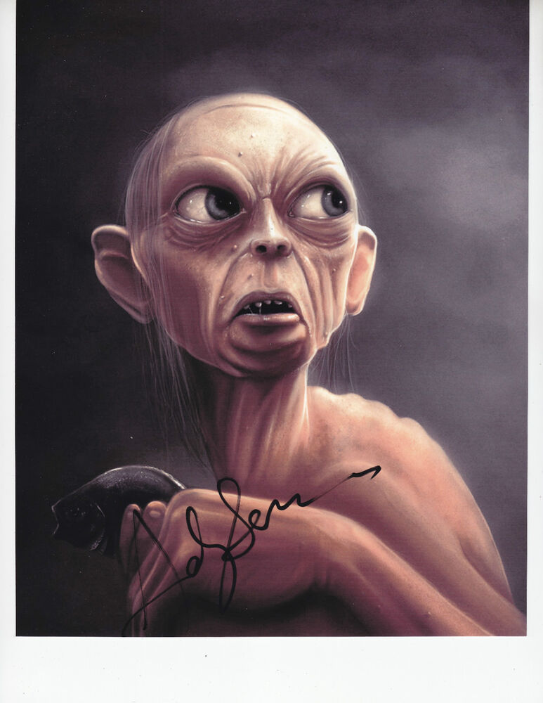 Andy Serkis - HOBBIT GOLLUM - signed 8x10