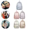 Nylon Backpack Large Capacity Student Daypack School Bag for High School Student