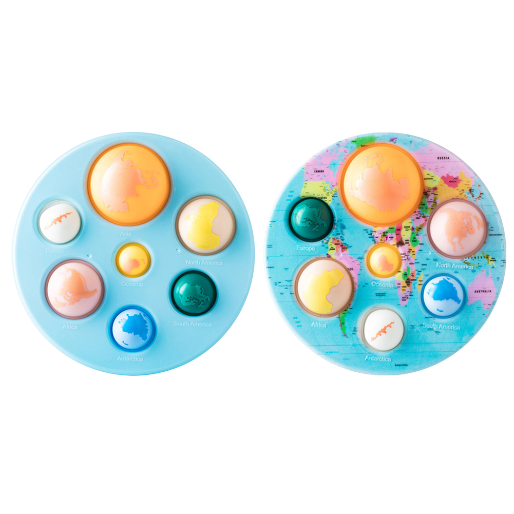 

Silicone Earth Push Bubble Fingertip Toys Anti-Stress Decompression Crafts, 501 Original