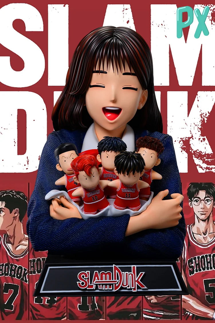 PRE-ORDER PX Studio Slam Dunk Akagi Haruko & Five Dolls 1/2 Bust