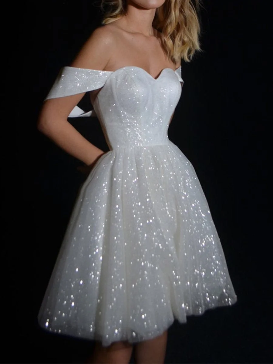 Sparkly Mini A-Line Dress