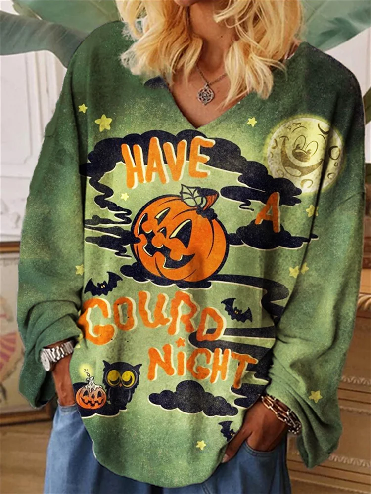 Have A Gourd Night Vintage Halloween T Shirt