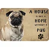 Funny Dog Pet Welcome - Vintage Metal Signs - 20*30cm/30*40cm