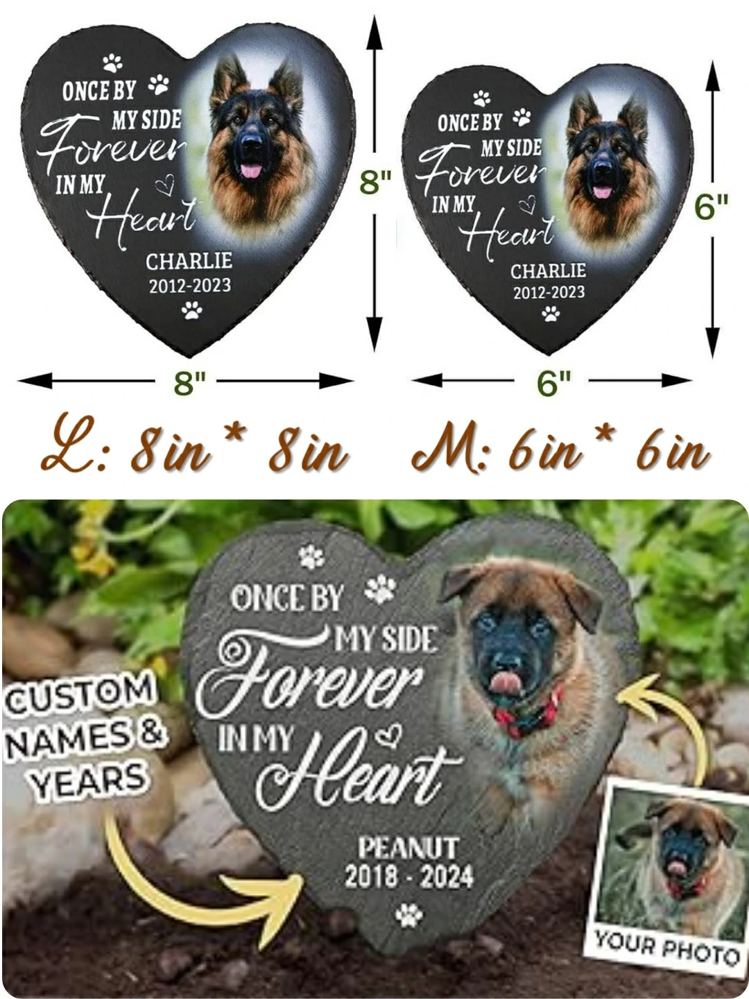 lookipet custom Pet Memorial Stone
