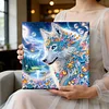 Framed Diamond Painting - Special Shaped - Wolf (25x25cm)
