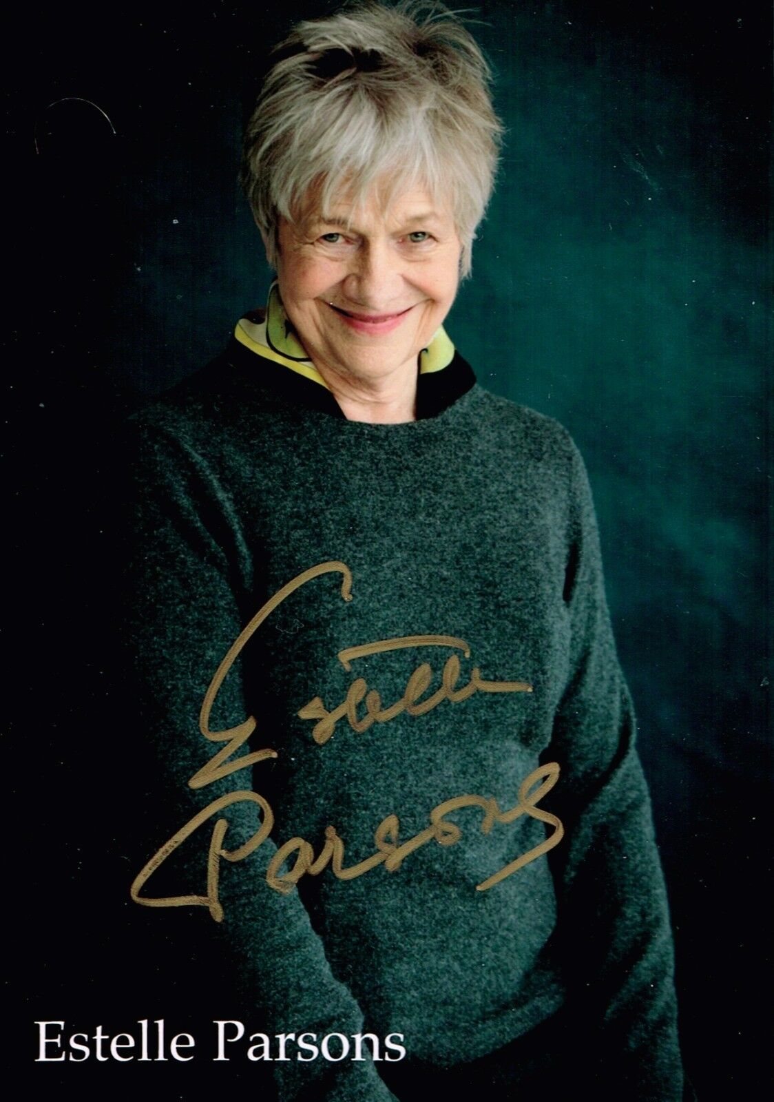 Estelle Parsons Hand Signed Autograph Photo Poster painting Bonnie and Clyde Actress Oscar