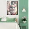 Chat Fantastique-Peinture Diamant Spéciale Partielle-30*40CM