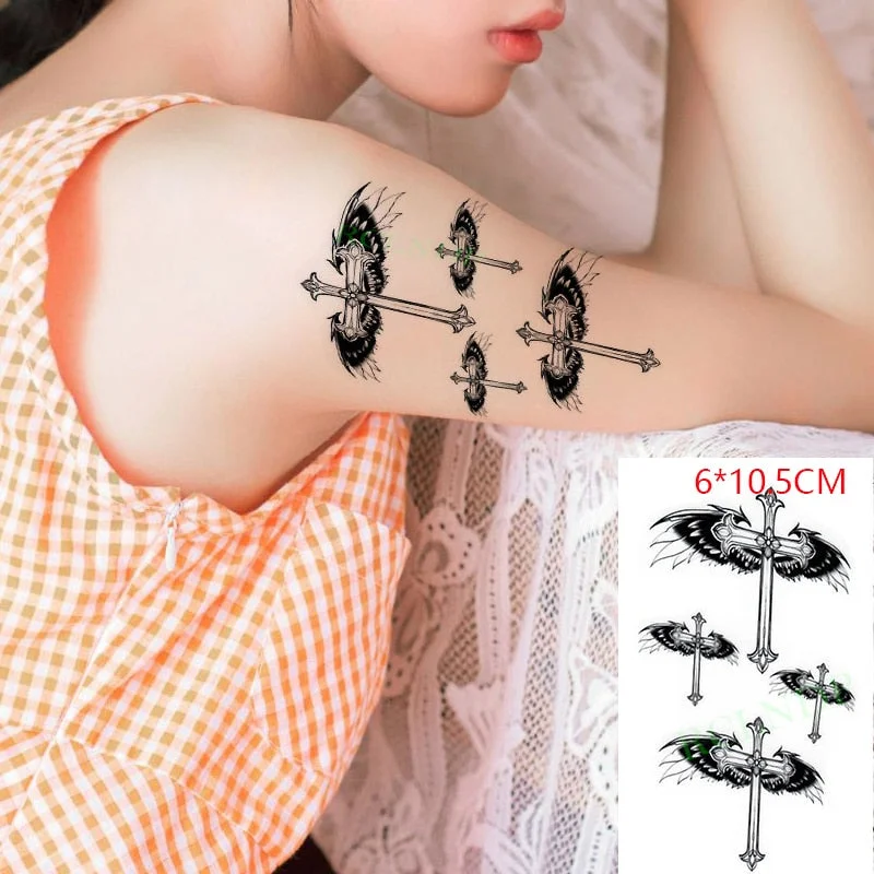 Waterproof Temporary Tattoo Sticker ins Butterfly black white sexy Body Art Flash Tatto Fake Tatoo for Women Men