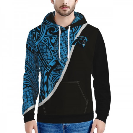 Men's Carolina Panthers Black/Blue Hoodie XJ6B
