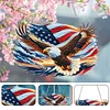 (US Local)US Flag Eagle Diamond Art Hanging Pendant 5D DIY Diamond Painting Dots Pendant