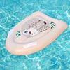 Inflatable Kickboard with Handles Summer Surfing Board Children Water  (Bear)