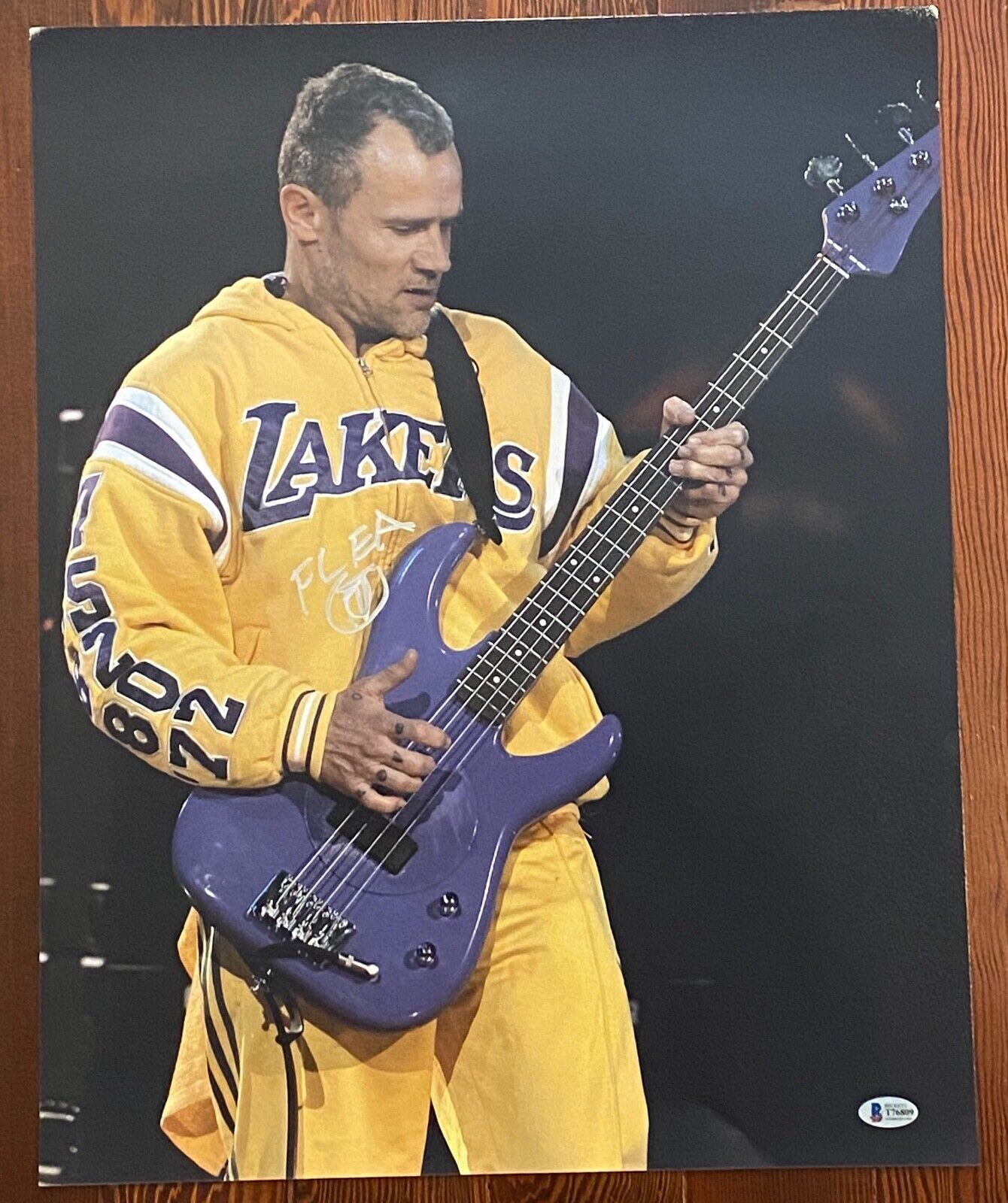 Flea Signed Autographed 16x20 Photo Poster painting Poster Red Hot Chili Peppers Beckett BAS COA