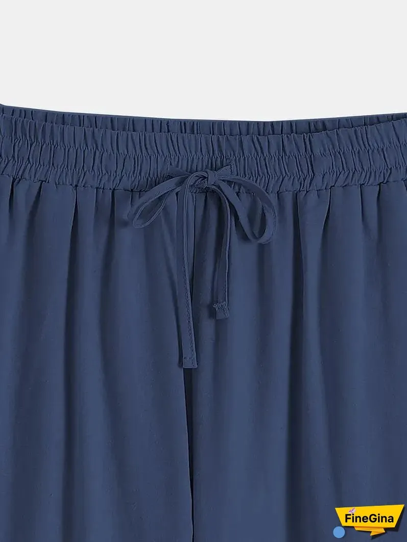 Bohemian Style Linen Pants