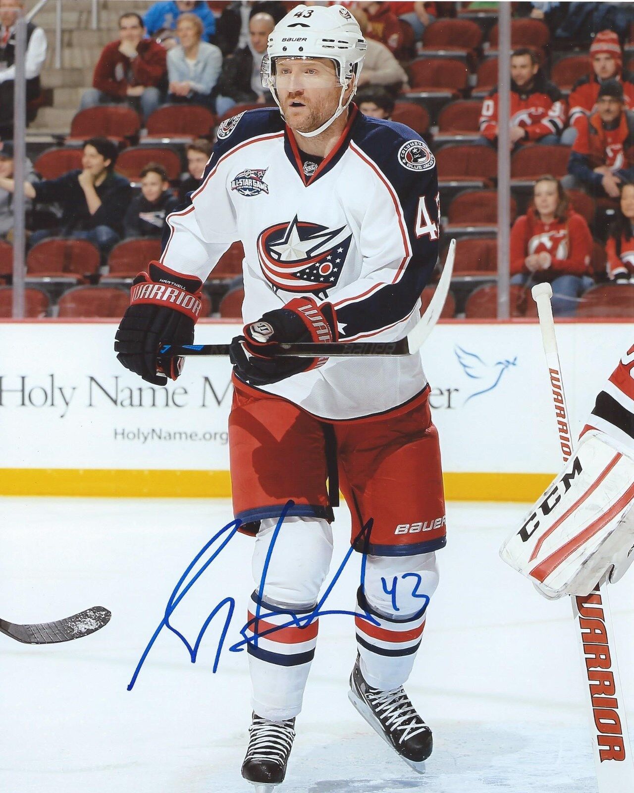 Scott Hartnell Signed 8x10 Photo Poster painting Columbus Blue Jackets Autographed COA