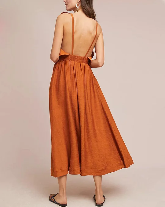 Summer Backless Stylish Dress