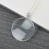 Chain Magnifying Glass 5X Magnifier Jewelry Loupe Necklace for Reading Gift