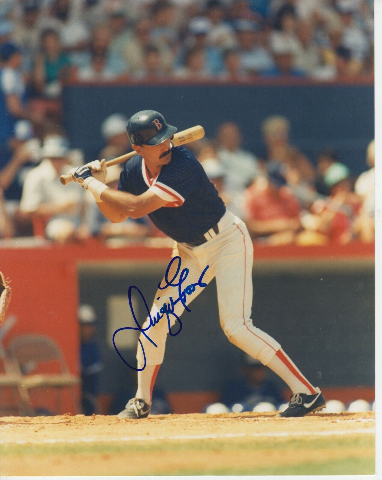 Dwight Evans #1 8x10 Signed Photo Poster painting w/ COA Boston Red Soxs -