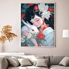 >SALE<Full Embroidery Eco-cotton Thread 11CT Printed Girl Cross Stitch Artwork 40x55cm