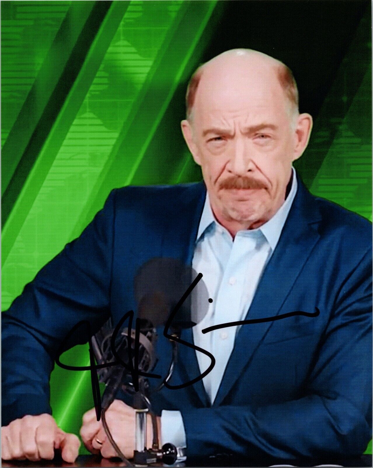 JK SIMMONS Authentic Hand-Signed J.Jonah ~ Spider-Man:Far from Home