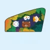 Car Sun Shield Magnetic Cartoon Mesh Car Side Window Privacy Curtain