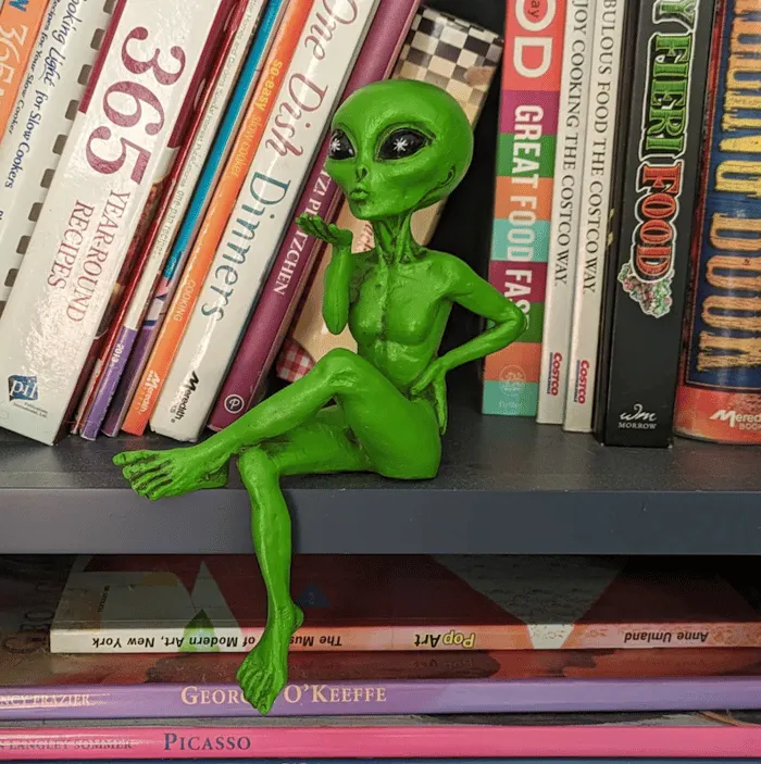 🤣2025 Funny Alien Artwork