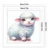 Cute Sheep-18CT Stamped Cross Stitch 20*20cm/7.87*7.87in