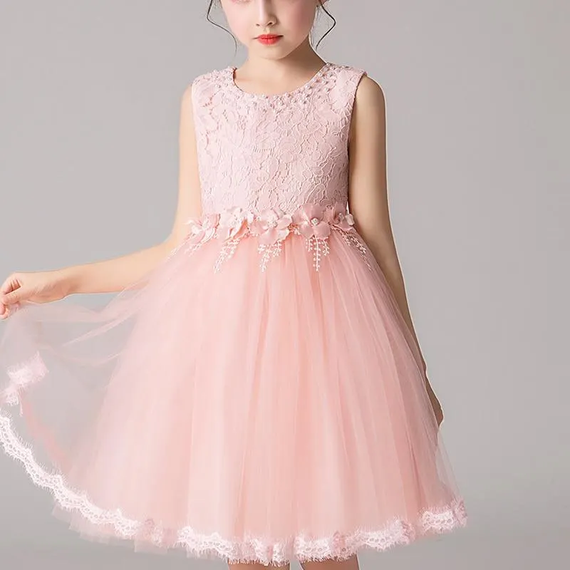Kids Dress For Girls Costumes Wedding Birthday New Year Party Tail Evening Elegant Princess Summer Children&rsquo;s Dress 4-12 yrs