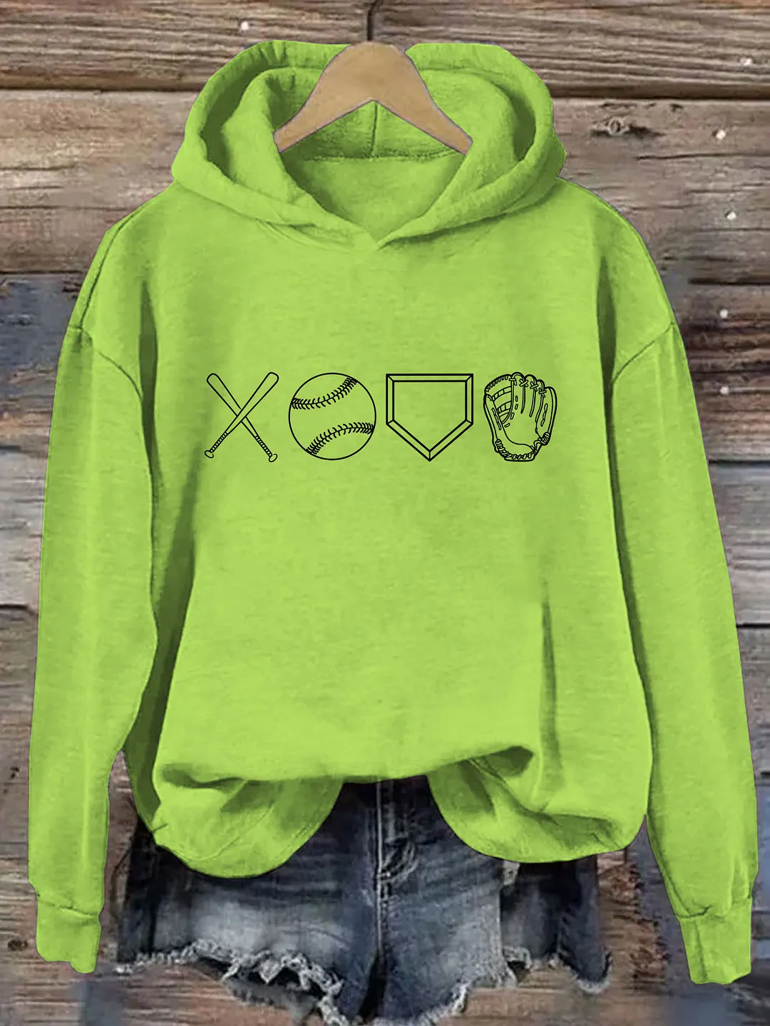 Baseball Tis The Season Hoodie