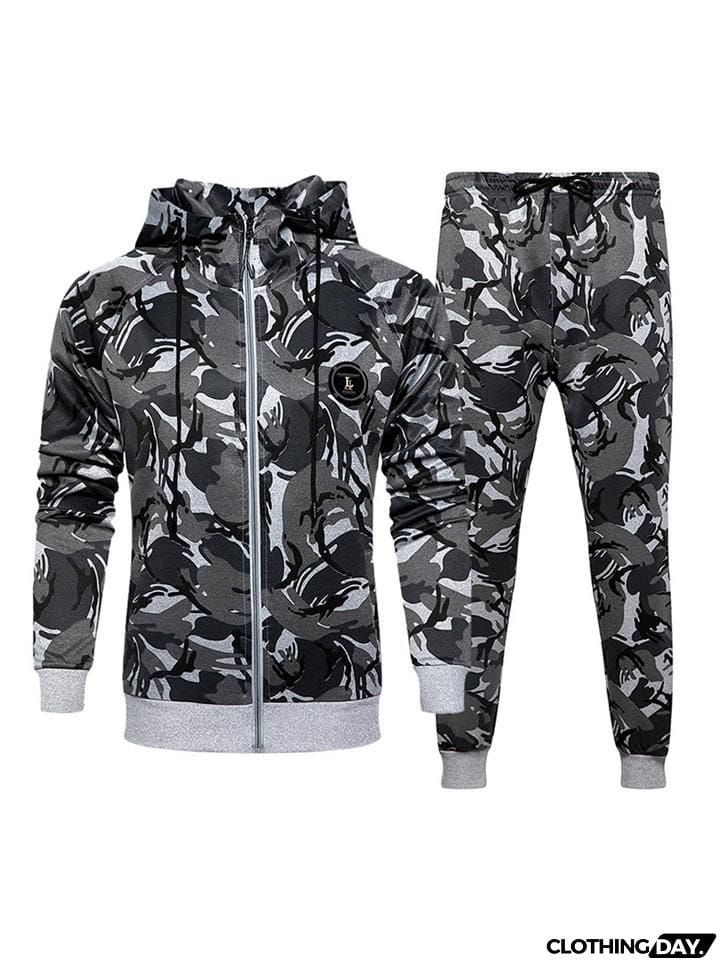 Men's Cool Street Fashion Camouflage Tracksuits