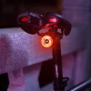 Bicycle Taillight Mountain Road Bike Intelligent Induction Brake Light Night Riding USB Charging Warning Light