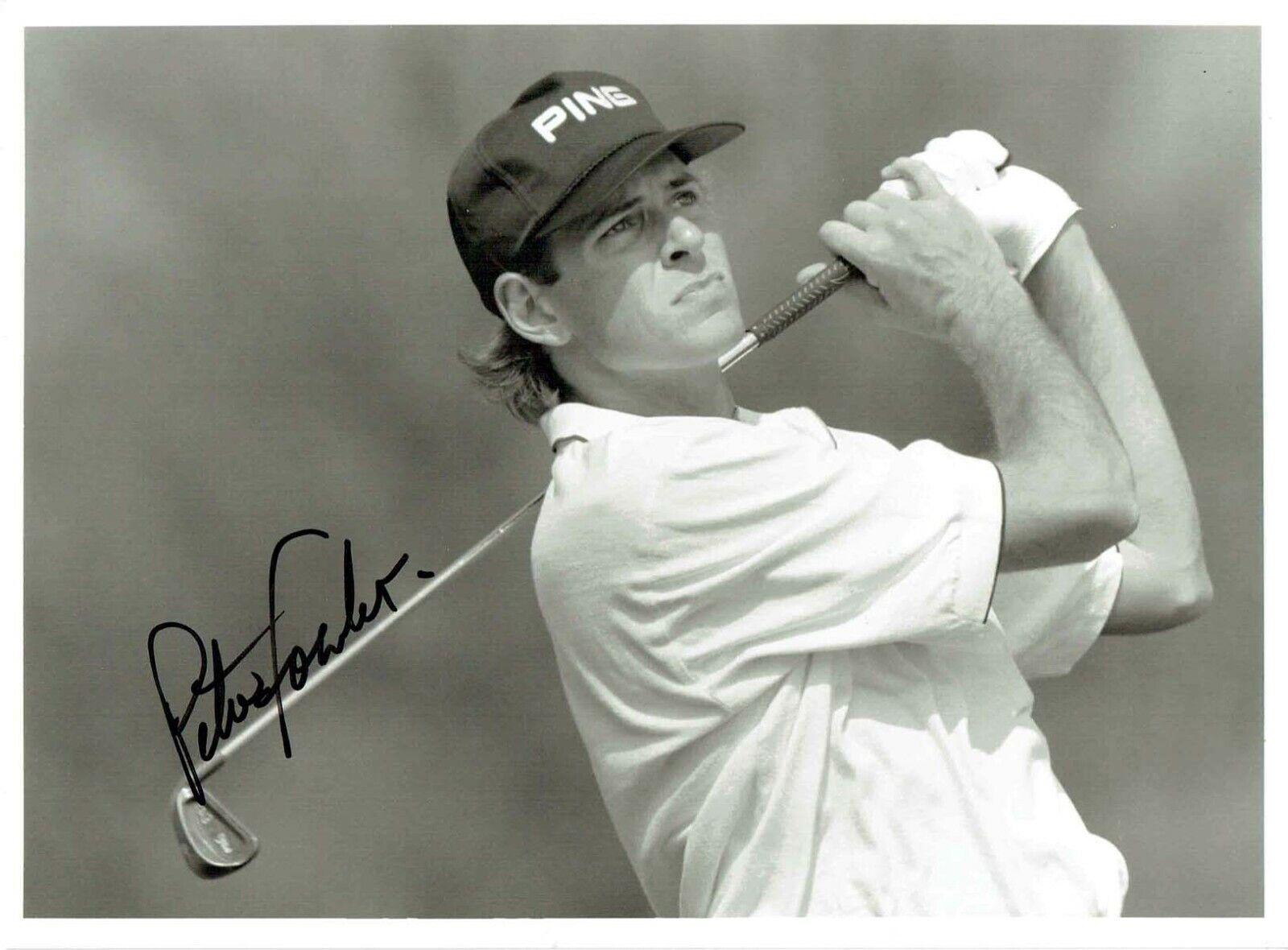 Peter FOWLER SIGNED Autograph Photo Poster painting AFTAL COA Australian Golf Player