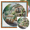 Coffee House-11CT Stamped Cross Stitch 37*37cm/14.57*14.57in tapestrymarket