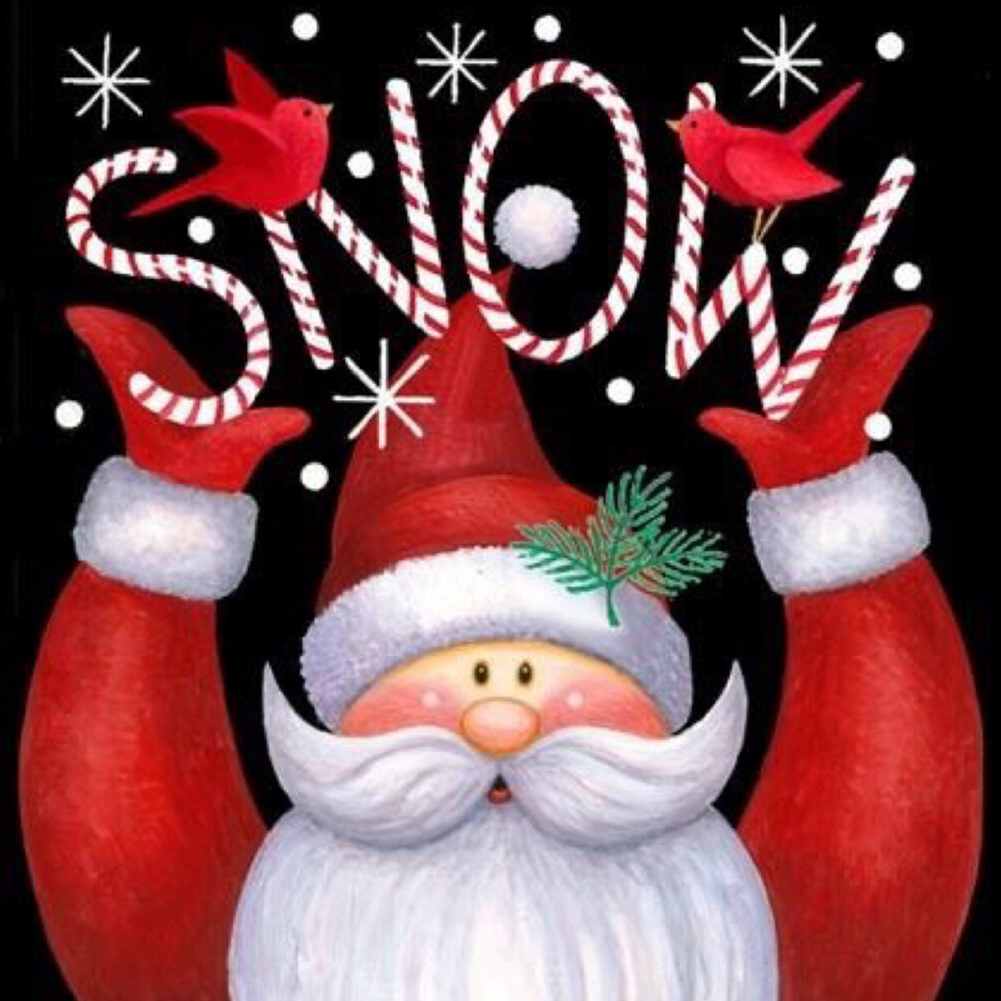 

Santa Claus - Round/Square Drill Diamond Painting - 30*30CM, Square diamond 30*30cm, 501 Original