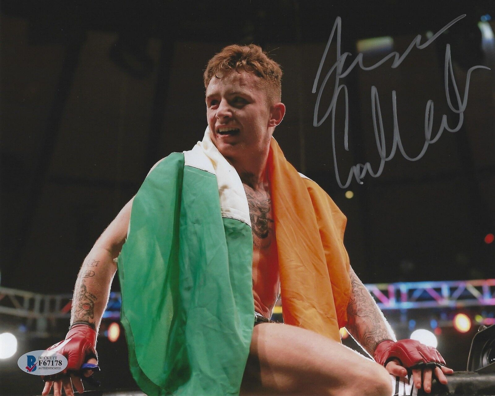 James Gallagher Signed 8x10 Photo Poster painting BAS Beckett COA Bellator MMA MSG NYC Picture 9