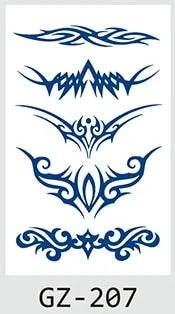Temporary Tattoos Stickers Geometry Flower Snake Scorpion Juice Ink Lasting Waterproof Arm Chest Waist Hip Realistic Fake Tatoo