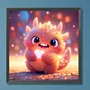 >SALE<5D DIY Full Round Drill Diamond Painting Love Pink Dragon Kit Home Decor 30x30cm