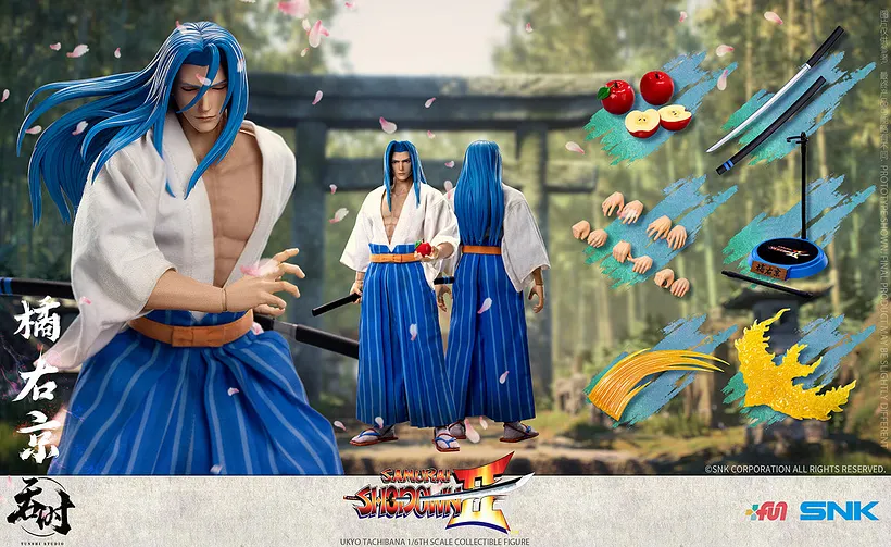 Pre-order 1/6 TUNSHI STUDIO TS-008 SNK SAMURAI SHODOWN II – UKYO