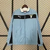 2024-2025 Lazio Reversible Windbreaker Blue-White Soccer Jersey 1:1 Thai Quality love fball