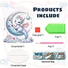 uk.everydayedeals DIY Acrylic Diamond Painting Desktop Tabletop Ornament - Dinosaur
